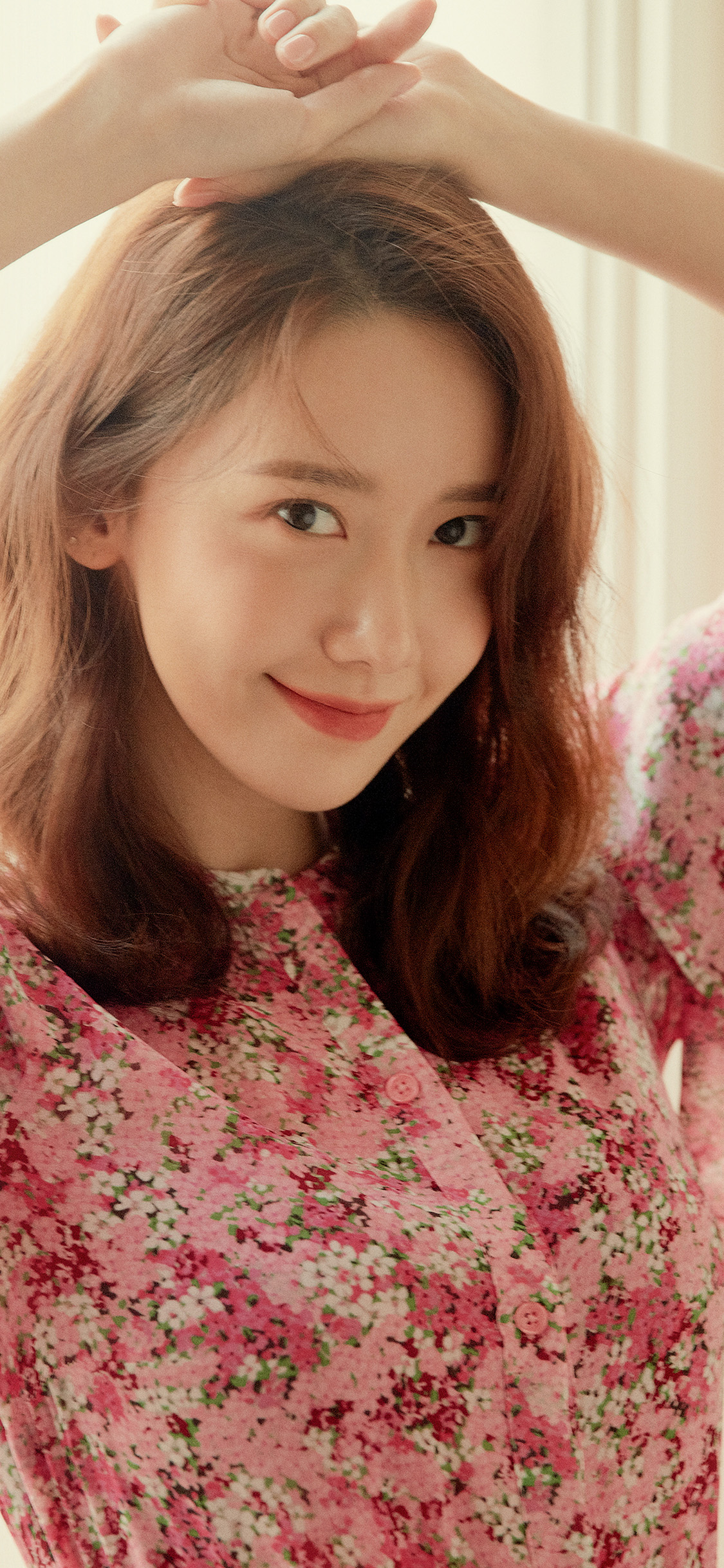 girl kpop snsd yoona spring pink