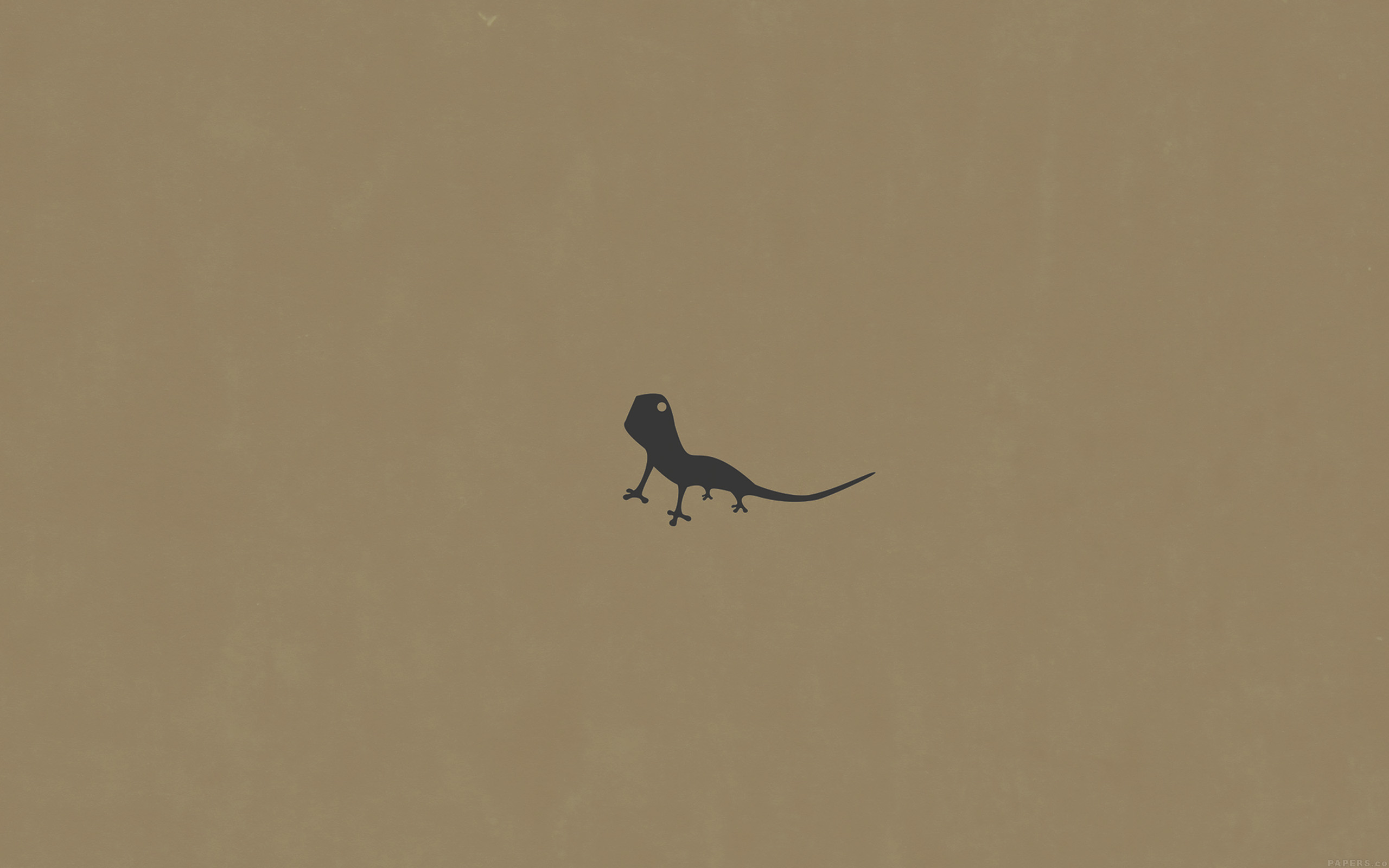 wallpaper for desktop, laptop. lizard brown animal minimal simple art