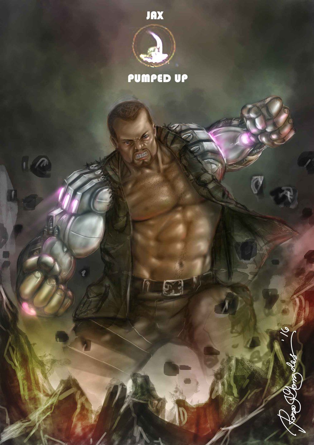 Mortal Kombat X Jax Pumped UP. Mortal Kombat X, Mortal Kombat, Mortal Kombat Characters