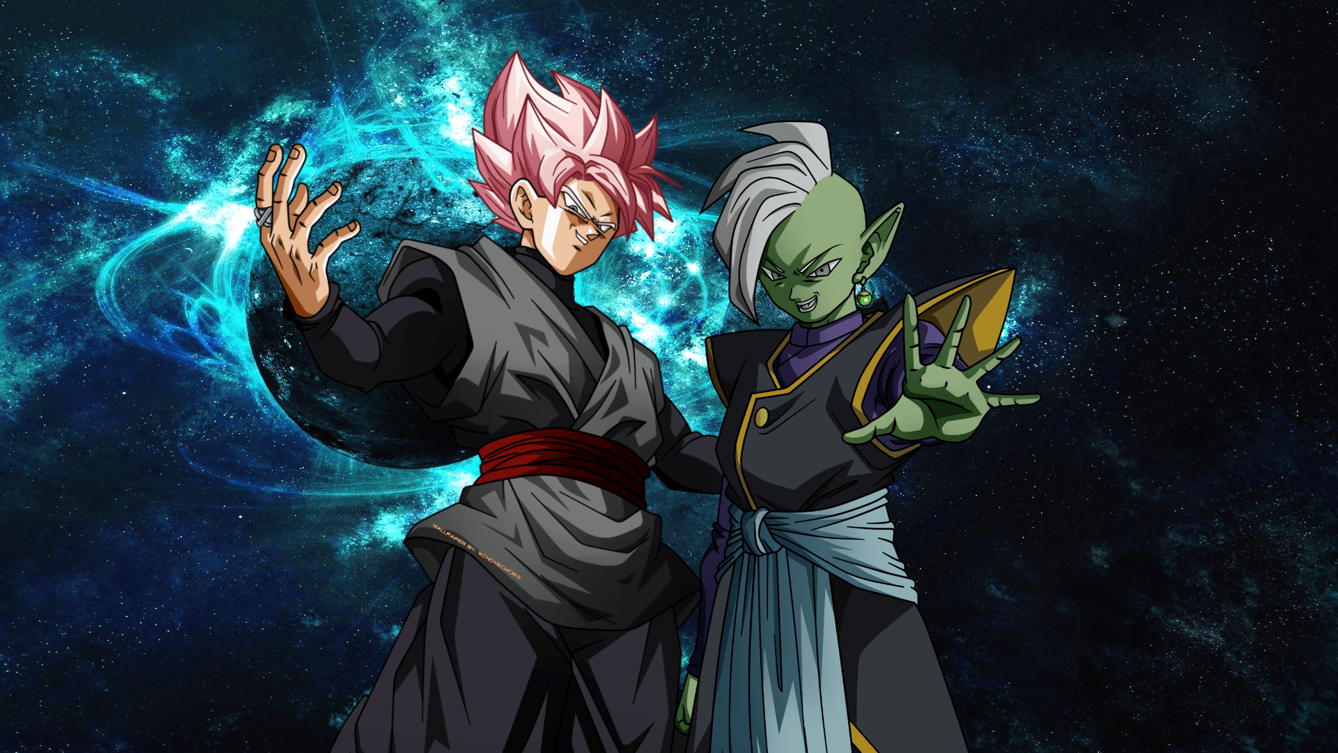 Goku Black And Zamasu Background Image and Wallpaper