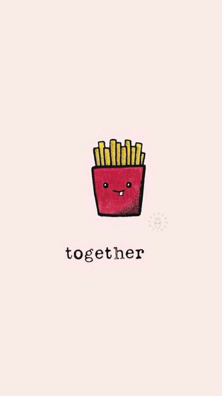 Free download Burger and fries Best friend wallpaper Friends wallpaper Happy [736x1309] for your Desktop, Mobile & Tablet. Explore Best Friends iPhone Wallpaper. Best Friends Forever Wallpaper, Best Friends