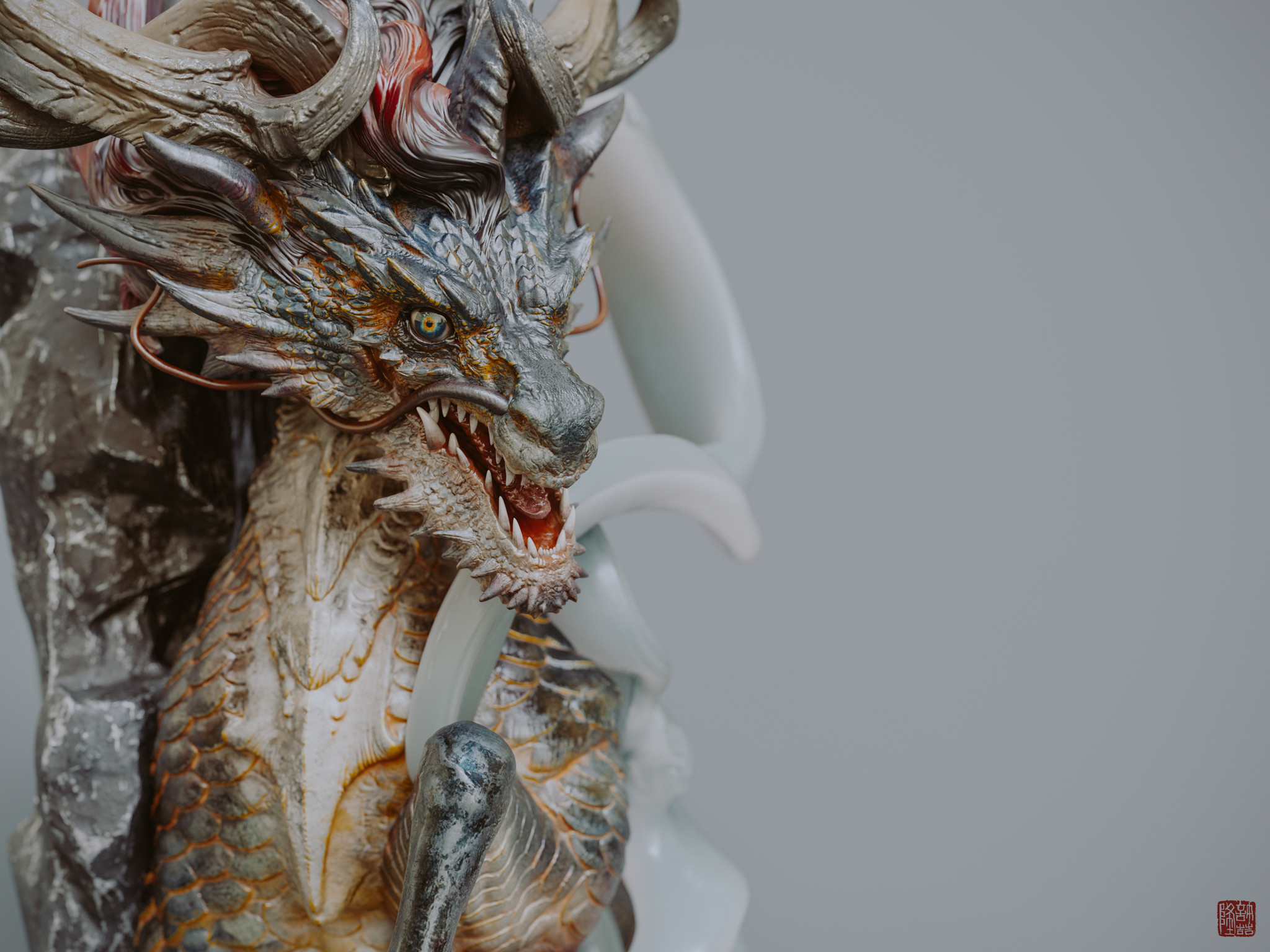 Zhelong's art（麒麟）