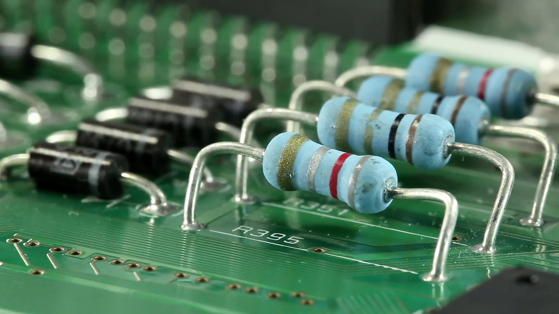 Free download Microcircuit chip with electronic components Close up of micro [1920x1080] for your Desktop, Mobile & Tablet. Explore Resistor Wallpaper