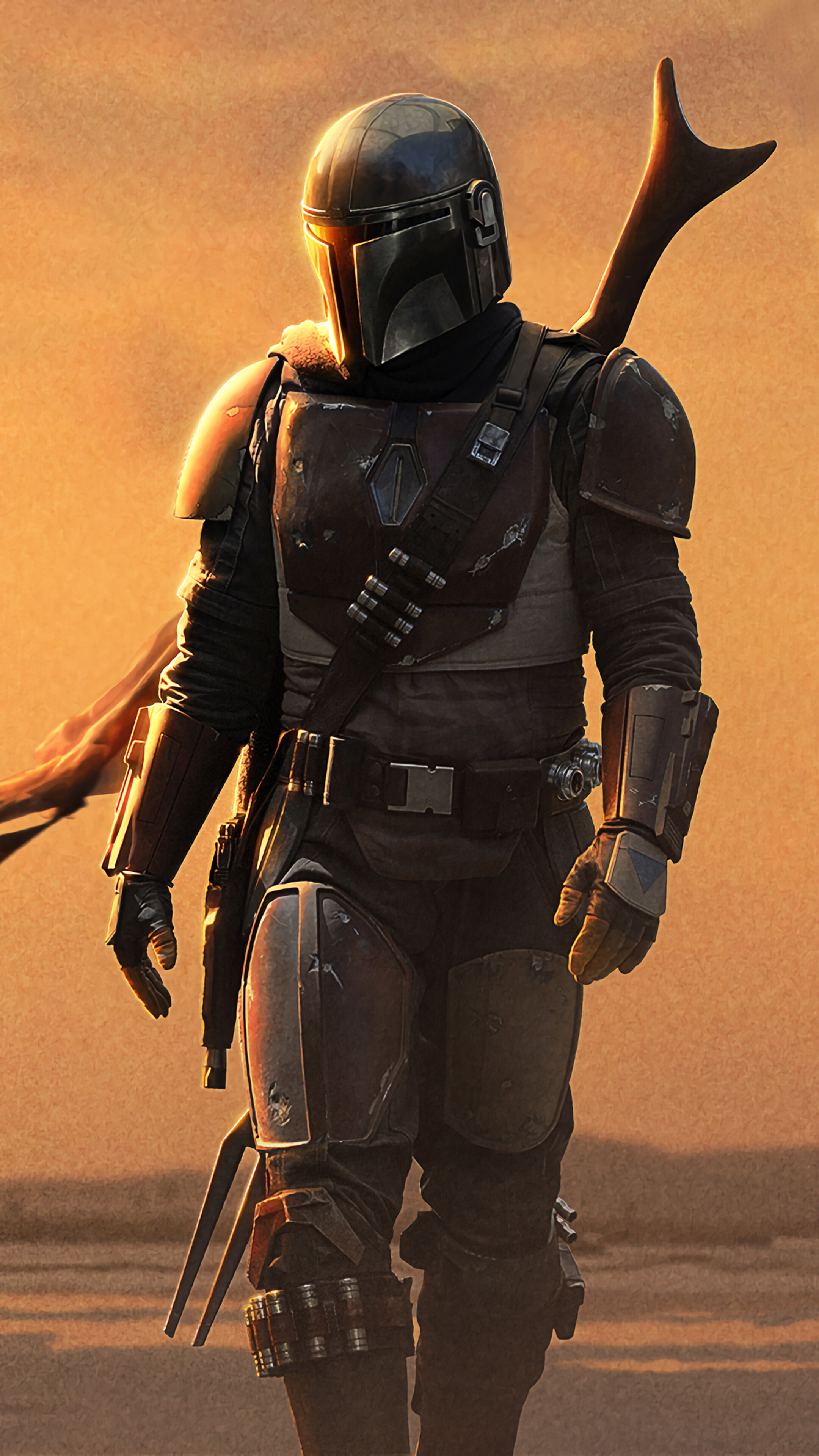 The Mandalorian Poster 4K HD Phone Wallpaper
