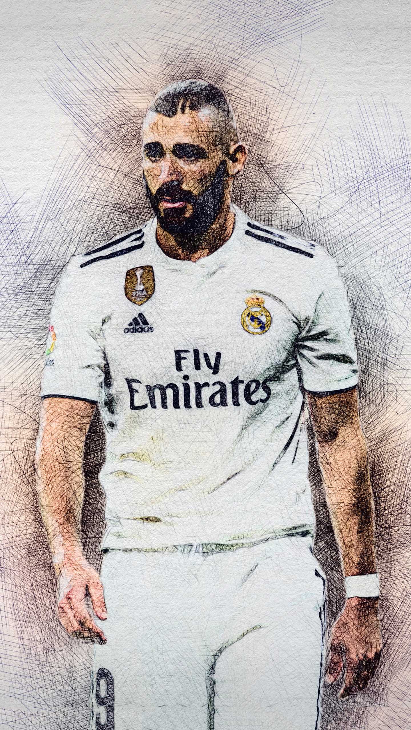 Karim Benzema Phone Wallpaper