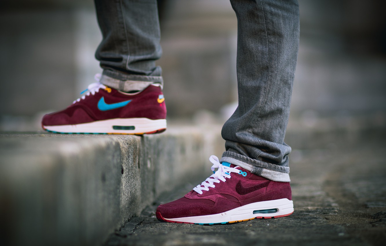 Wallpaper jeans, sneakers, Nike, Patta, Air Max 1, Parra image for desktop, section стиль