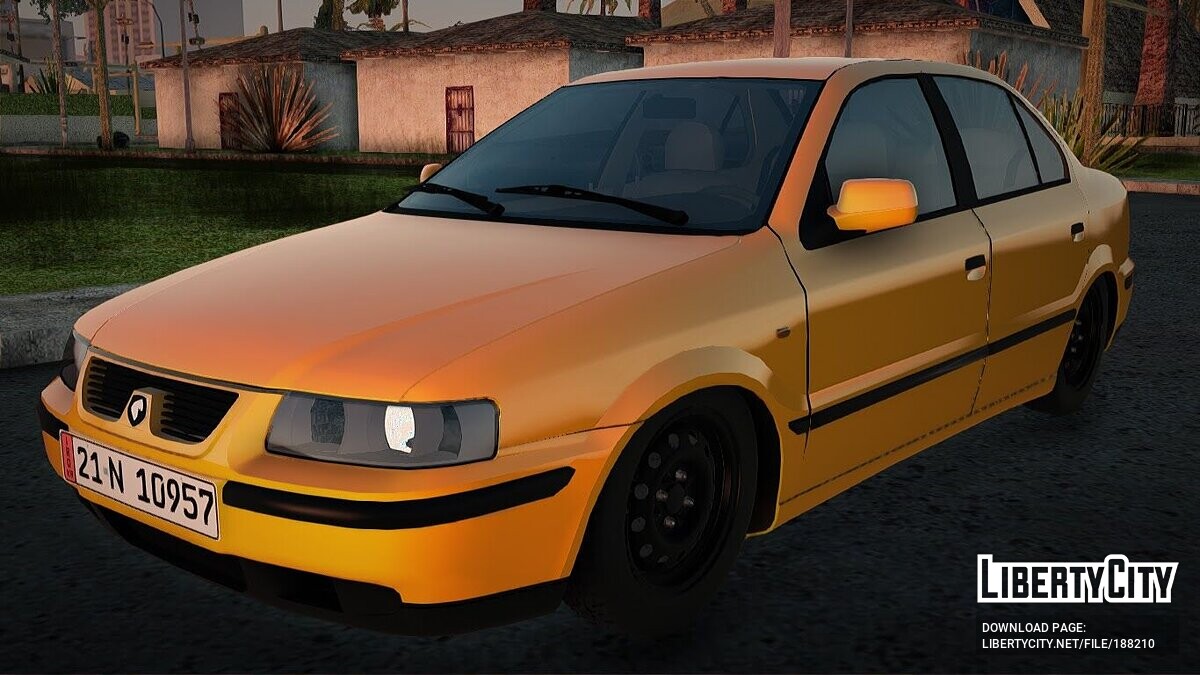 Download Ikco Samand X7 Taxi Baghdad for GTA San Andreas