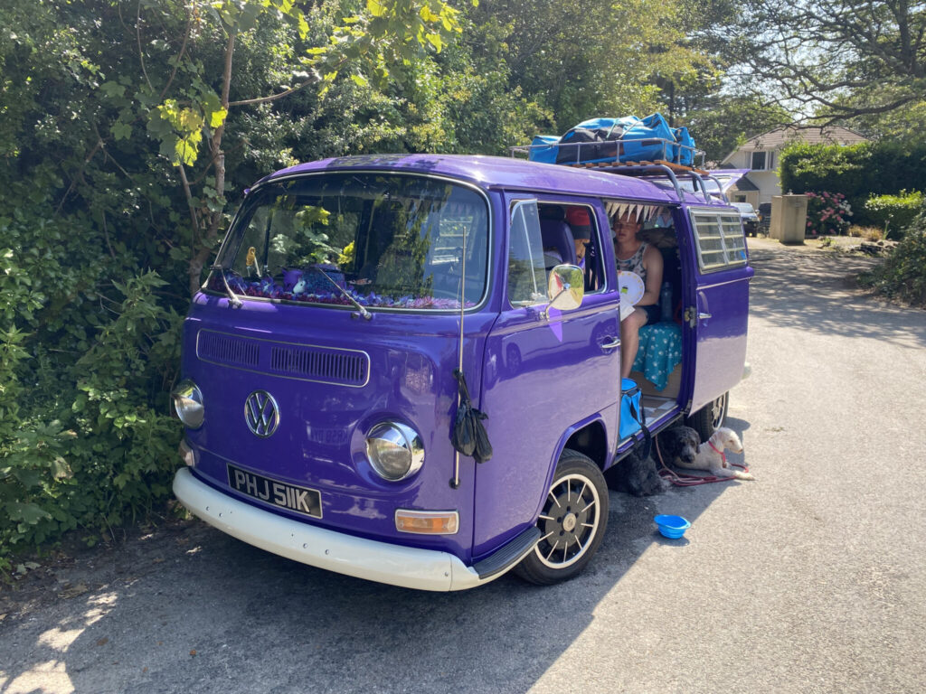 Cadbury's purple T2 Camper Van ⋆ Quirky Campers