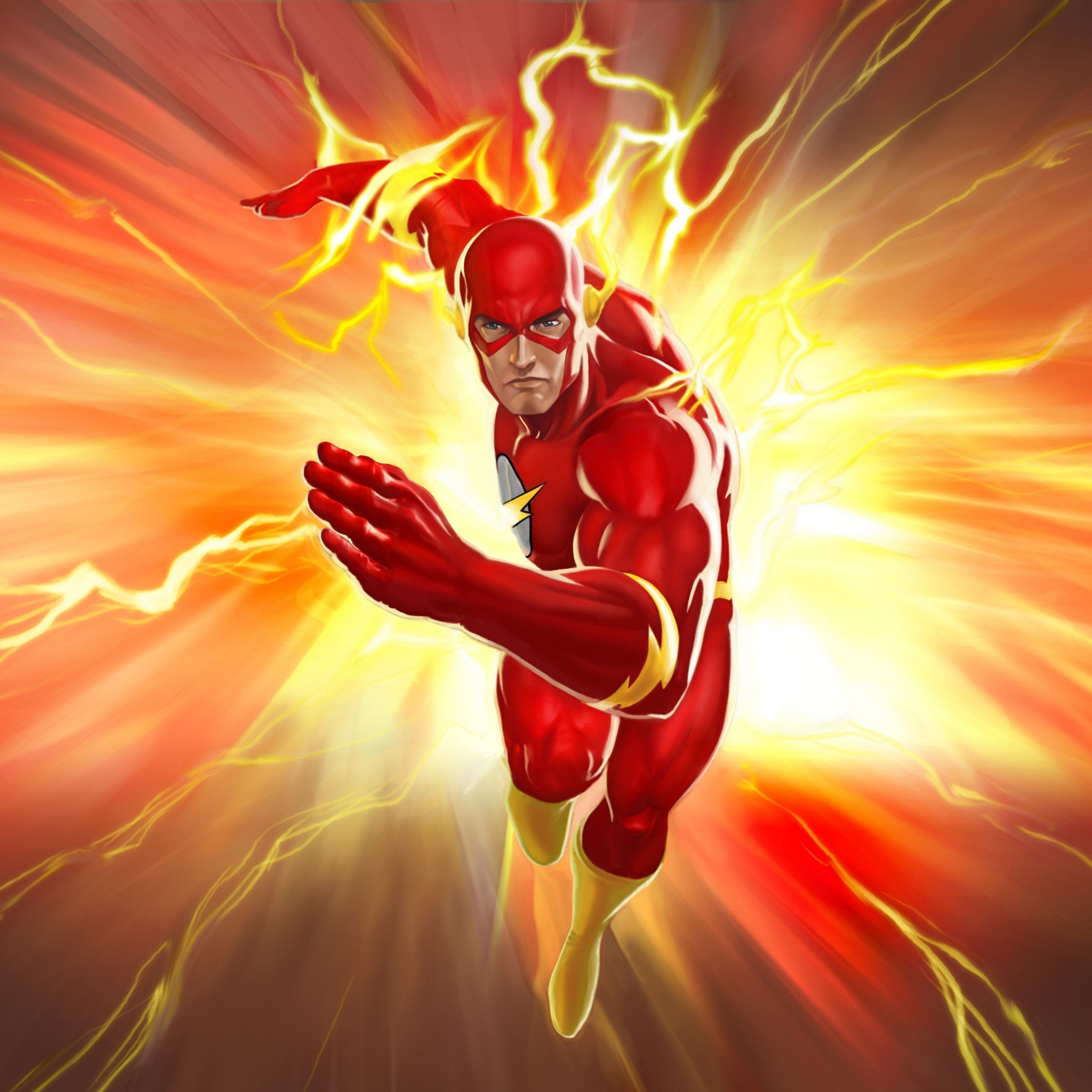 Flashing The Flash. Tap to see more Barry Allen The Flash iPhone, iPad & Android wallpaper, background, fondos!