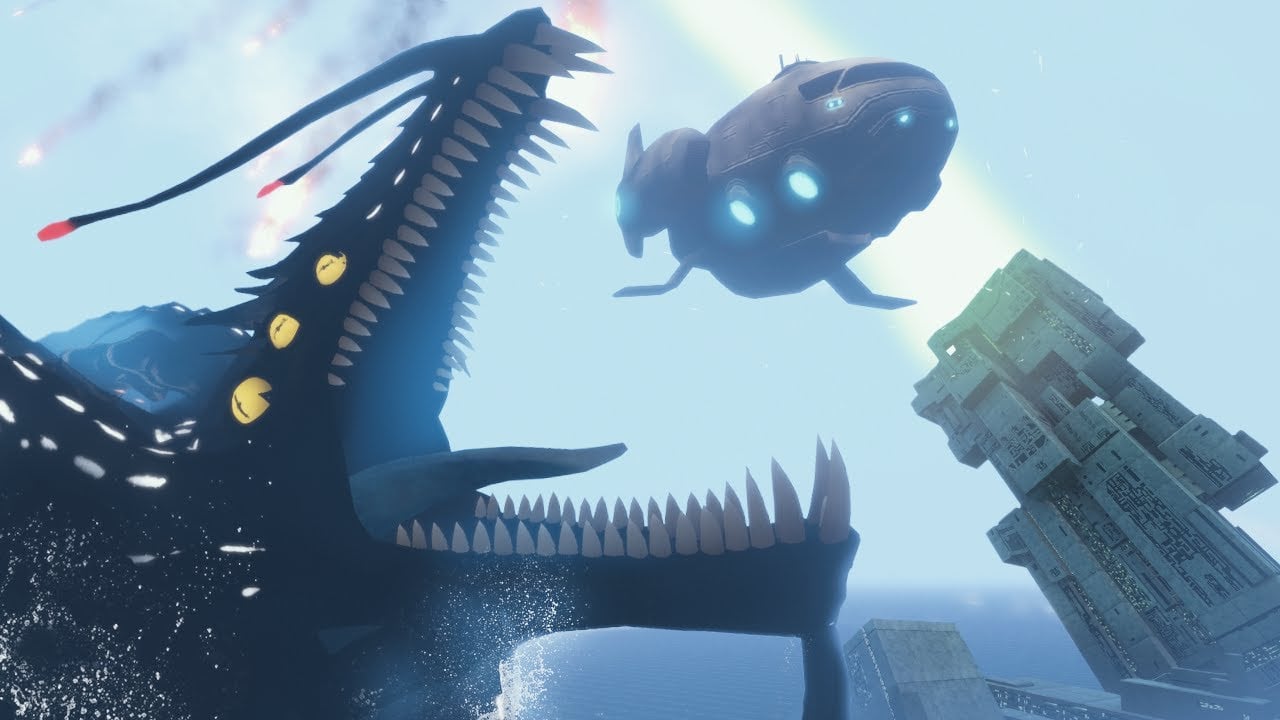 The Gargantuan Leviathan EATING the SUNBEAM Is Even Better Now!. Subnautica: Return of the Ancients