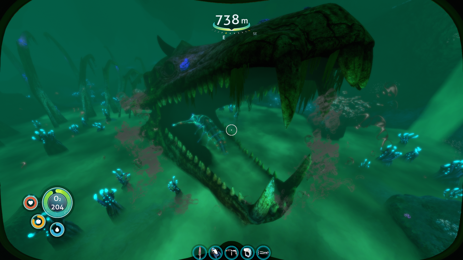 Spoilers Ghost Leviathan inside of the Gargantuan Leviathan's mouth