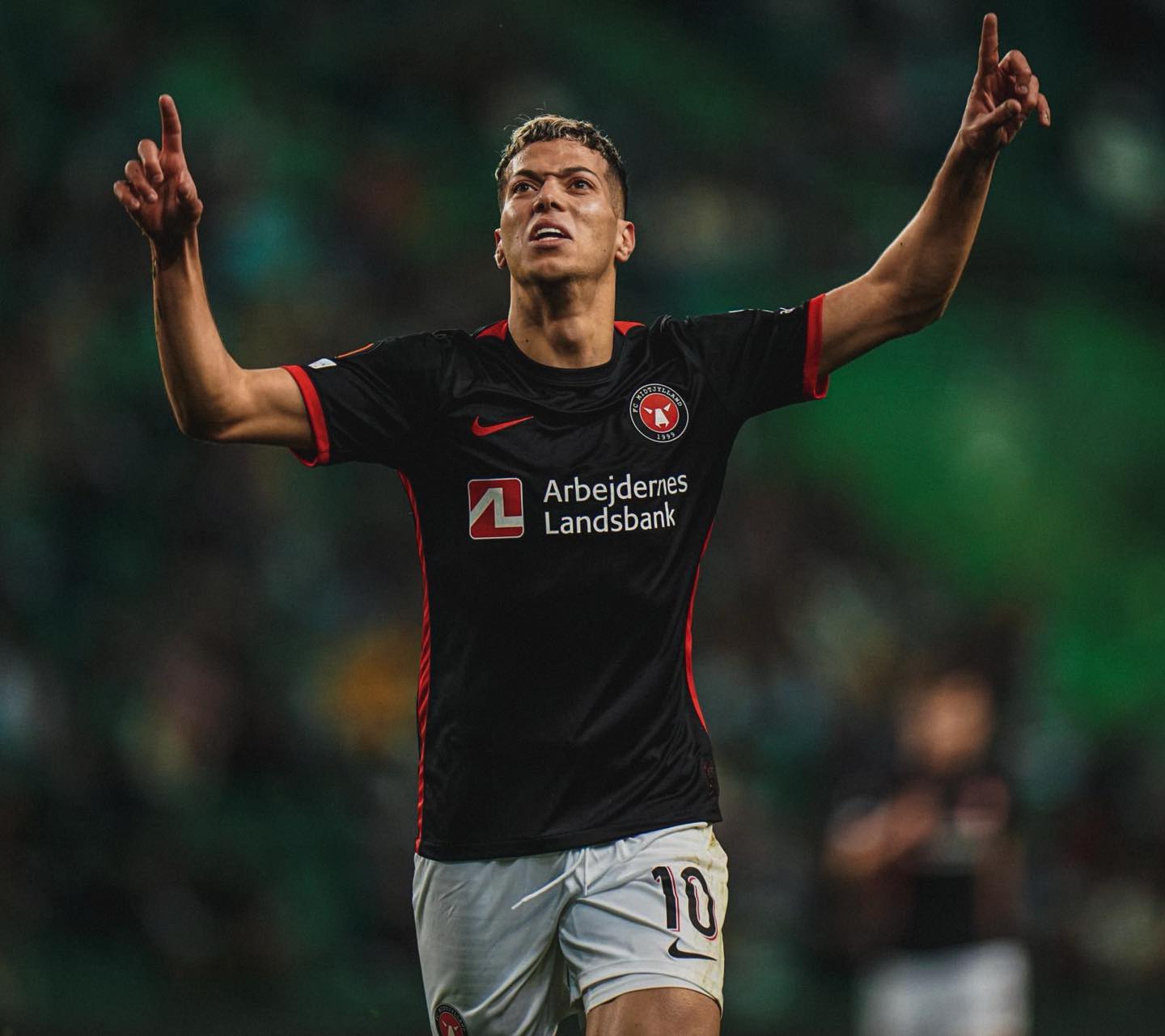 EMAM ASHOUR a wonderful feeling to score my first goal, in my debut with the Wolves and in a European competition. “Tak FC Midtjylland for your support” Alhamdulleah