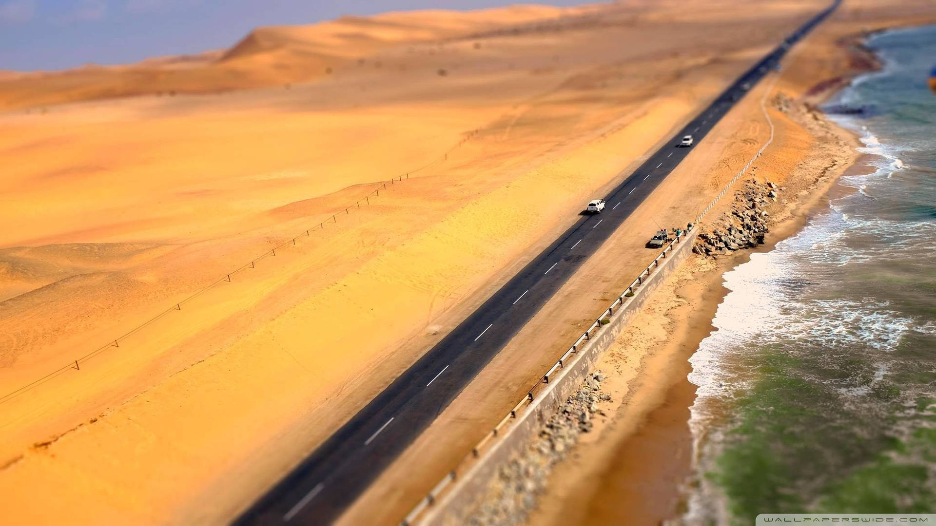 Download Namibia Namib Desert Highway Wallpaper