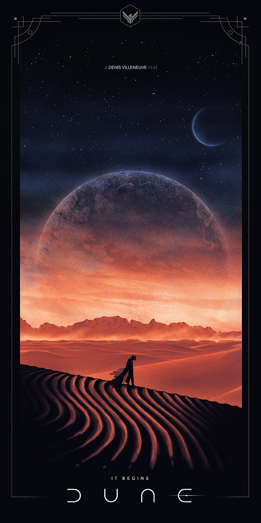 Wallpaper, Dune movie, movie poster, portrait display, artwork 864x1728
