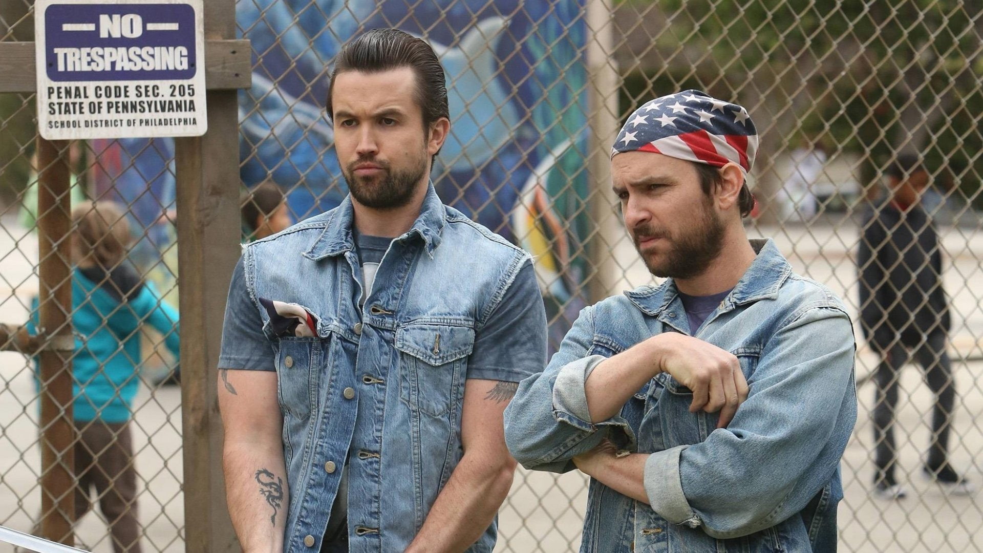 Wallpaper / menswear, adult, waist up, males, side by side, Danny DeVito, people, young men, looking, Rob McElhenney, Charlie Day, Its Always Sunny in Philadelphia free download