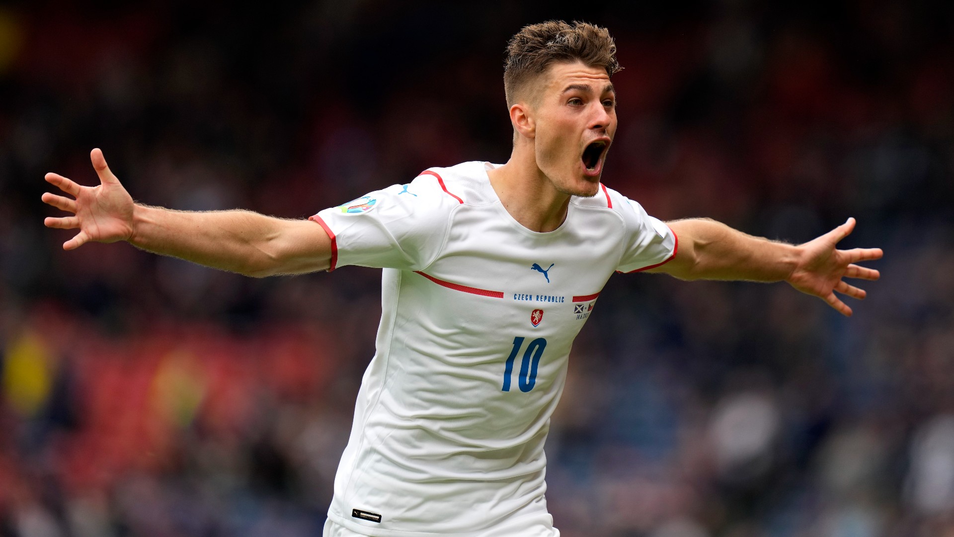 Euro 2020 Stunned By Record Breaking Goal From Czech Republic Striker Patrik Schick. Sporting News Australia