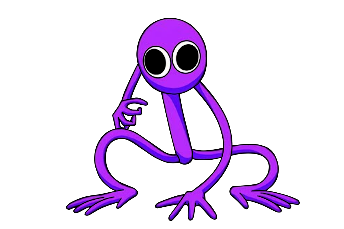 Purple Rainbow Friends Clipart