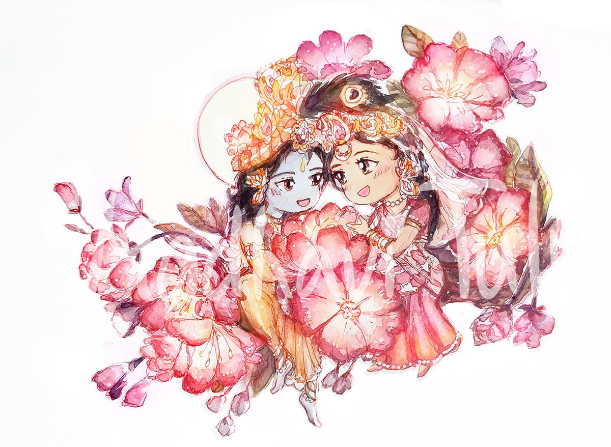 HD File Cute Shri Krishna With Shri Radha Radha Krishna in