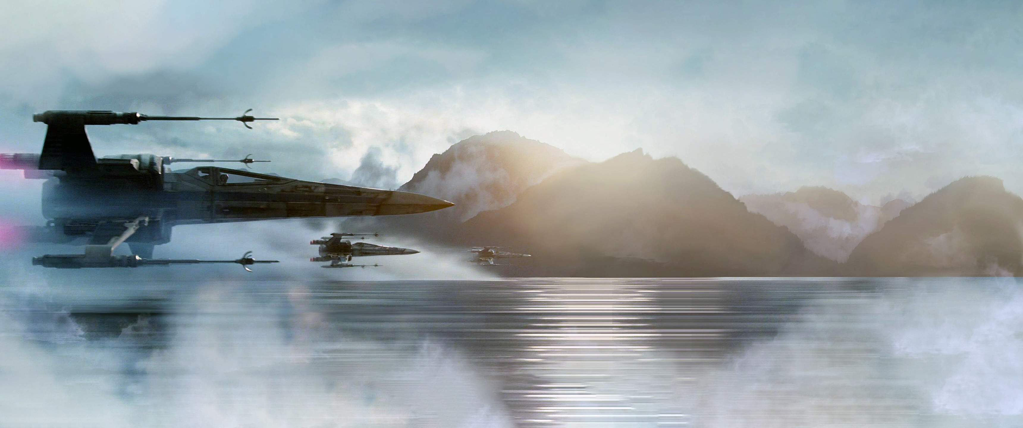 3440×1440 X Wing From Star Wars: The Force Awakens