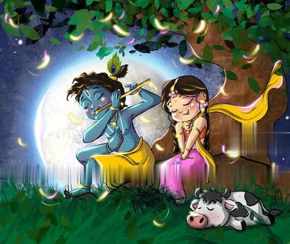 Adorable Radha Krishna Picture, Image, HD Wallpaper, and DP