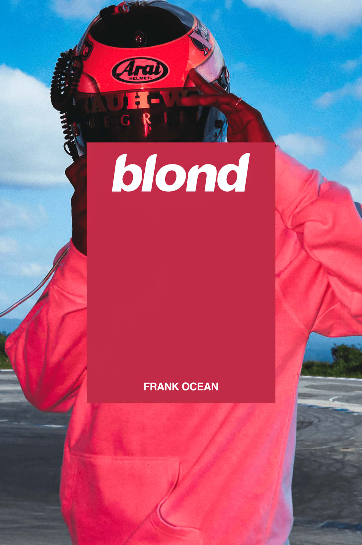 Download Frank Ocean's Blonde Album Cover Wallpaper