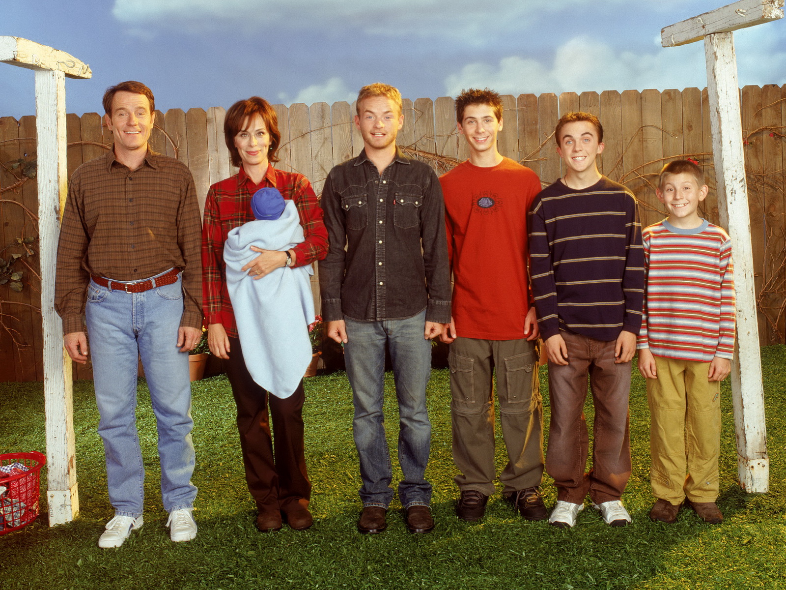 Wallpaper, people, team, family, Malcolm, reese, social group, francis, malcolm in the middle, hal, lois, dewey 1600x1200
