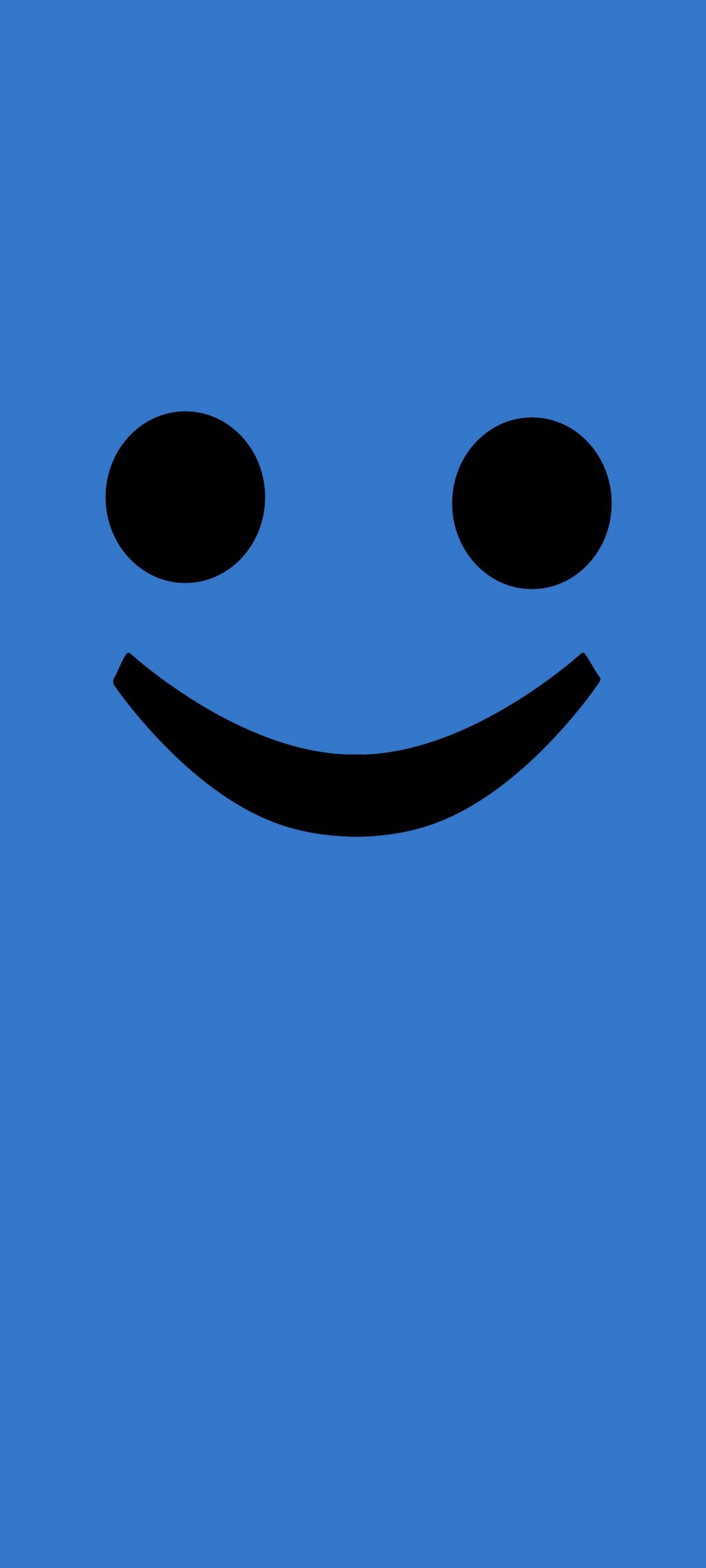 Vector Smile Blue Wallpaper