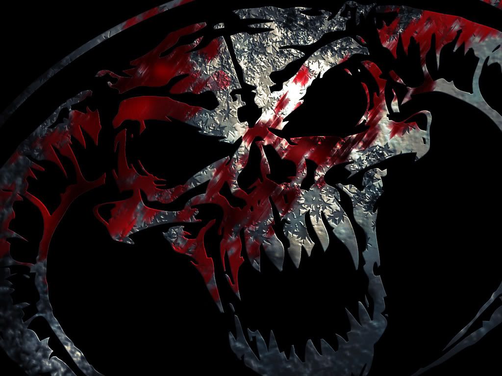 Bloody Skull Wallpaper