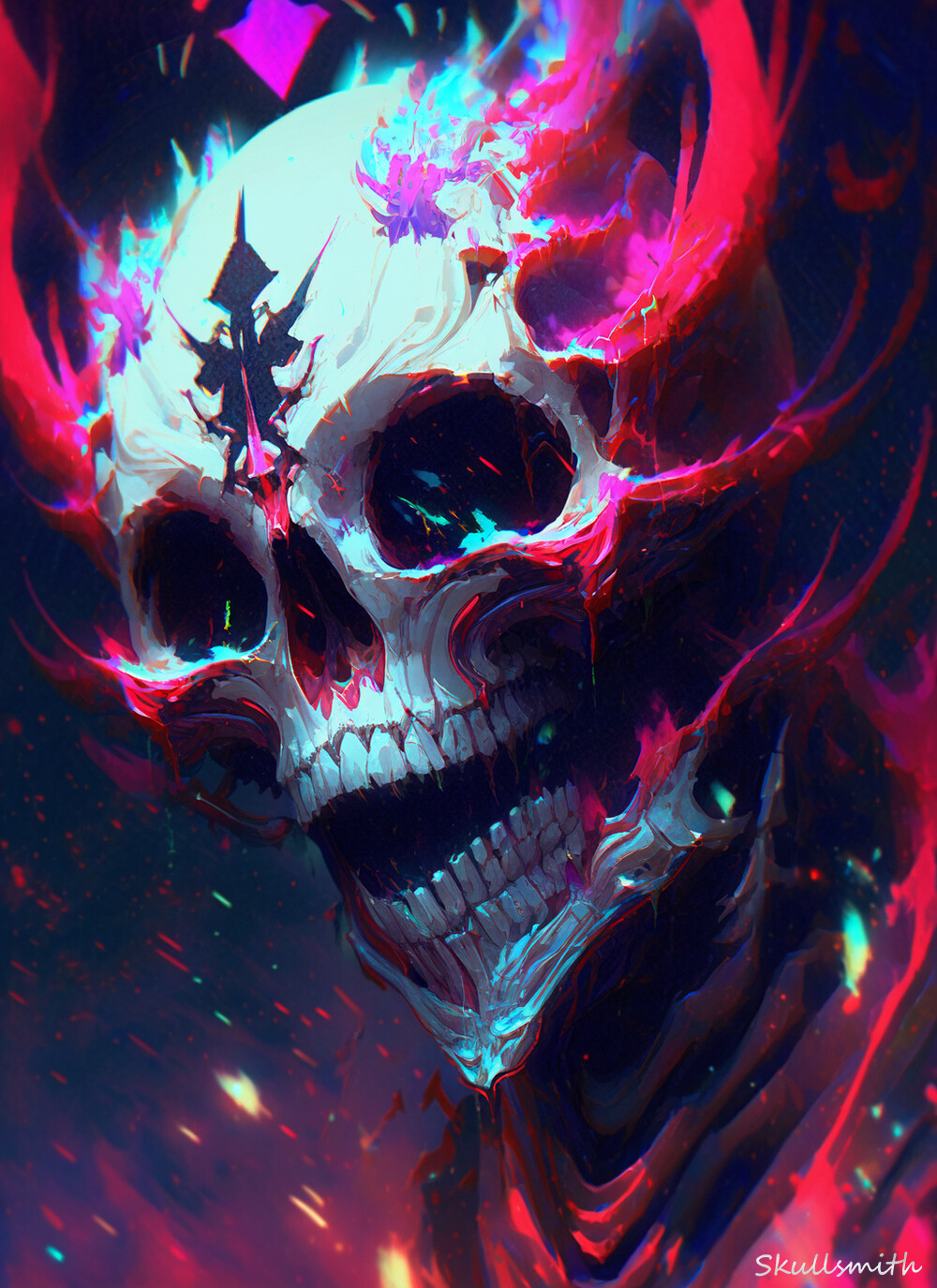 Blood Skull