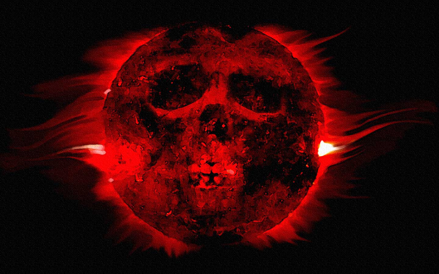 Blood Moon Skull Wallpaper:1440x900