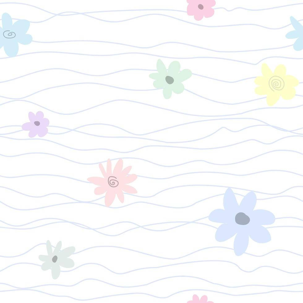 Download A White Background With Flowers On It Wallpaper