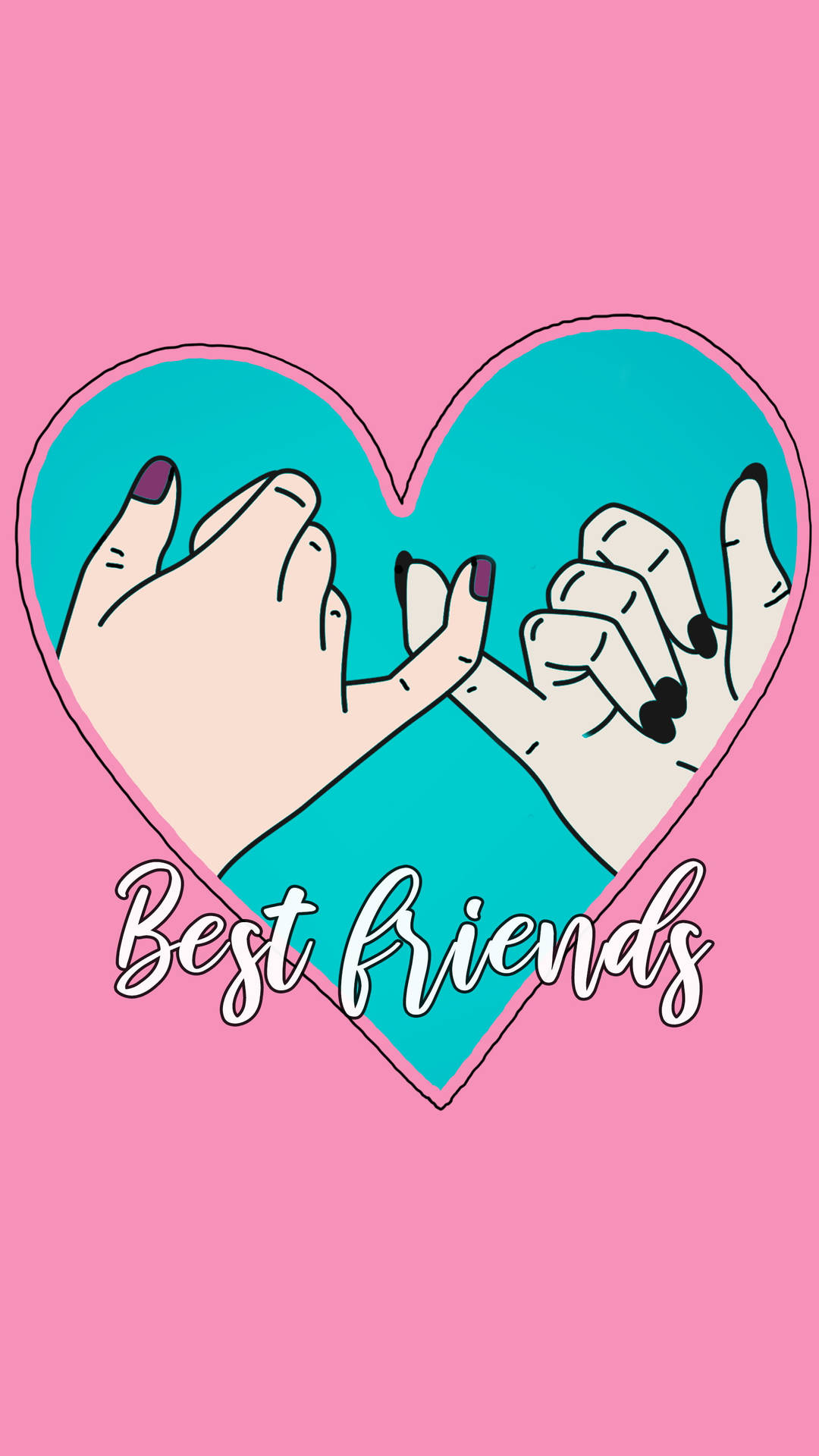 Best friends heart HD wallpapers  Pxfuel