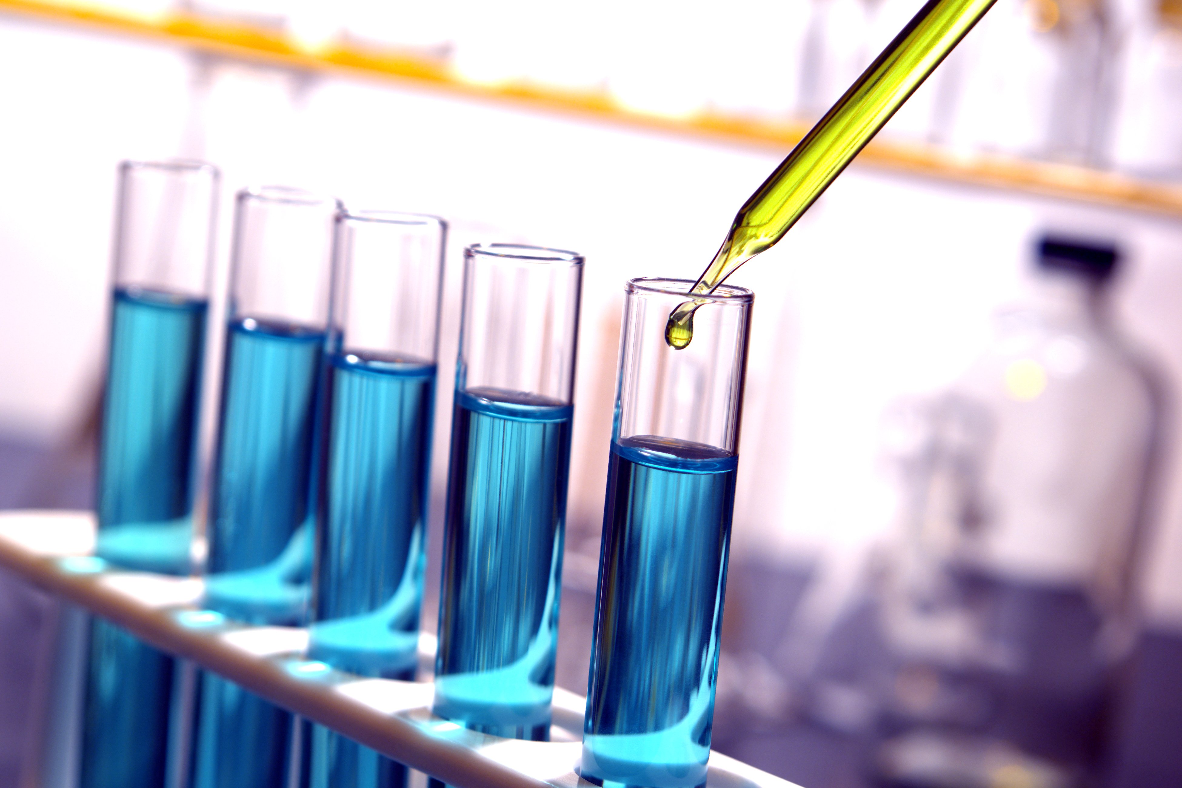 Test tube abstract abstraction cylinder tubes glass bokek medical vials chemistry biology science wallpaperx2600