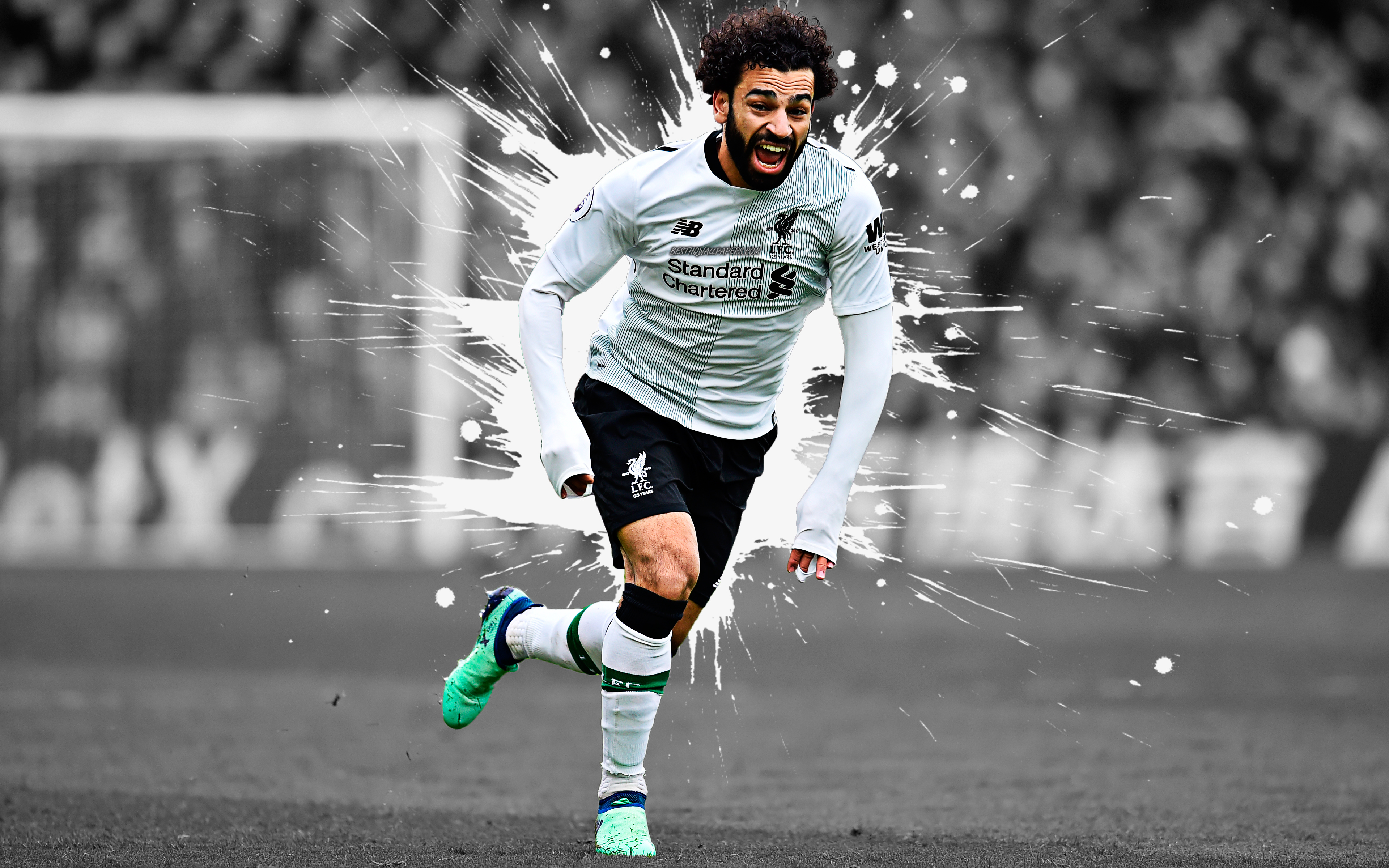 HD desktop wallpaper: Sports, Soccer, Liverpool F C, Mohamed Salah download free picture