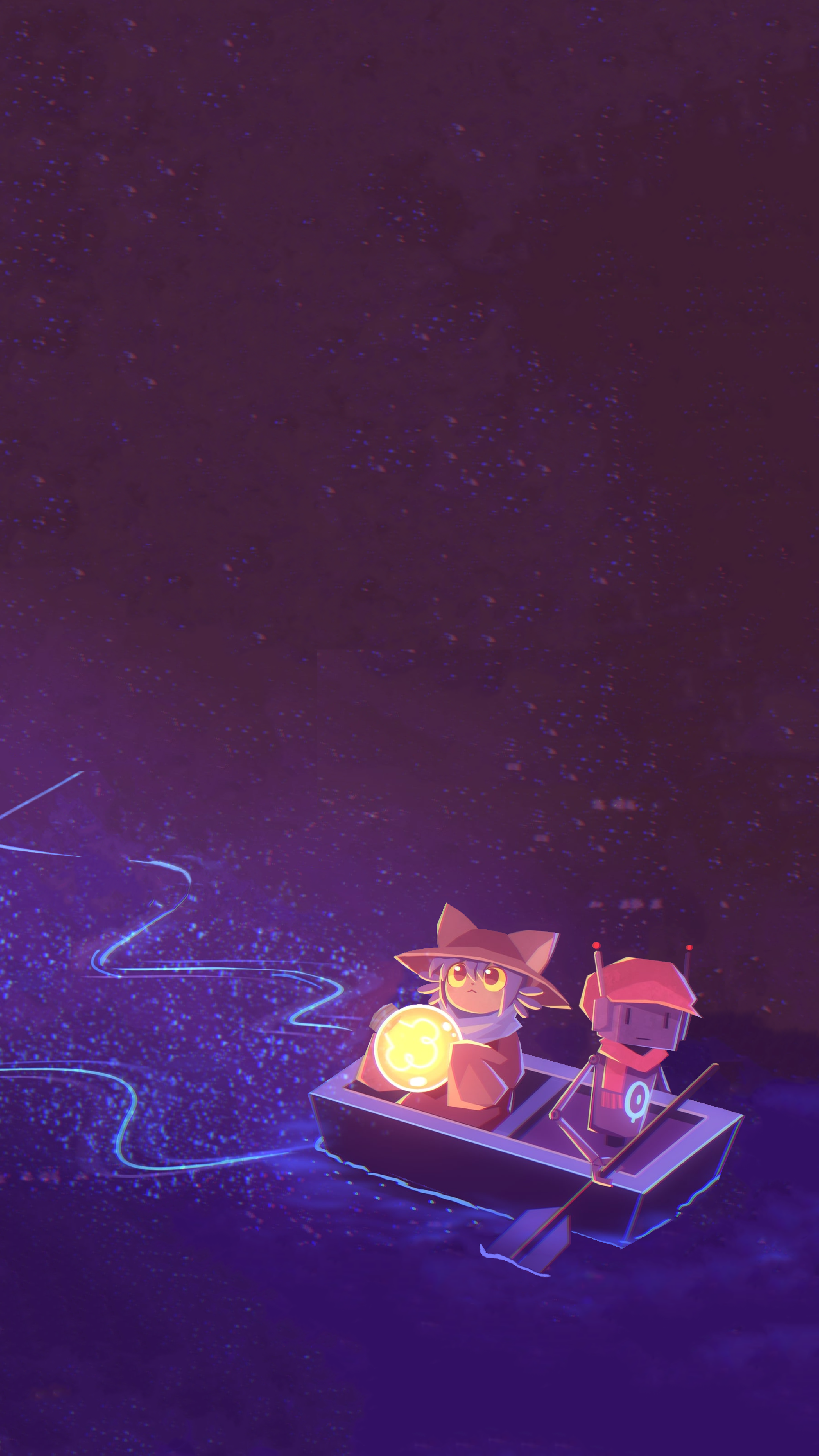 As a suggestion on my last post I decided to edit my wallpaper and made it so Niko and the Rowbot are smaller and not zoomed or crop like my previous one :)