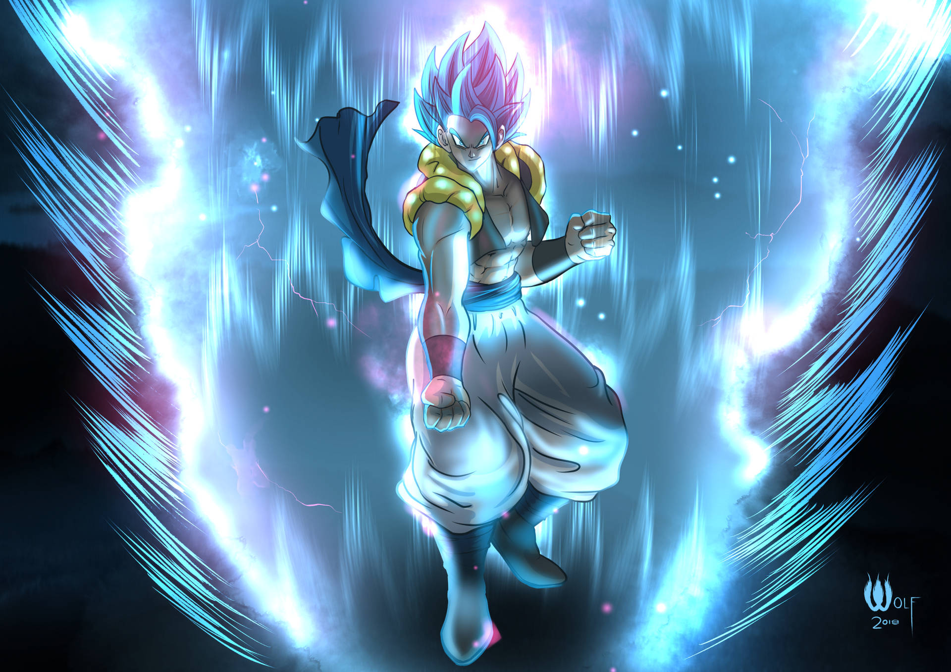 Download Gogeta Blue Wallpaper