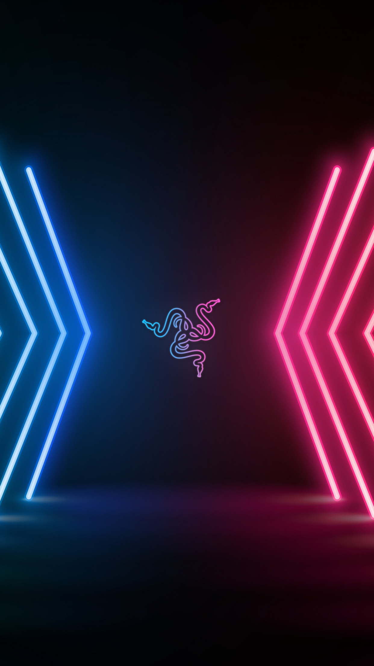 Razer Wallpaper 4K, Neon Lights, Colorful, Technology