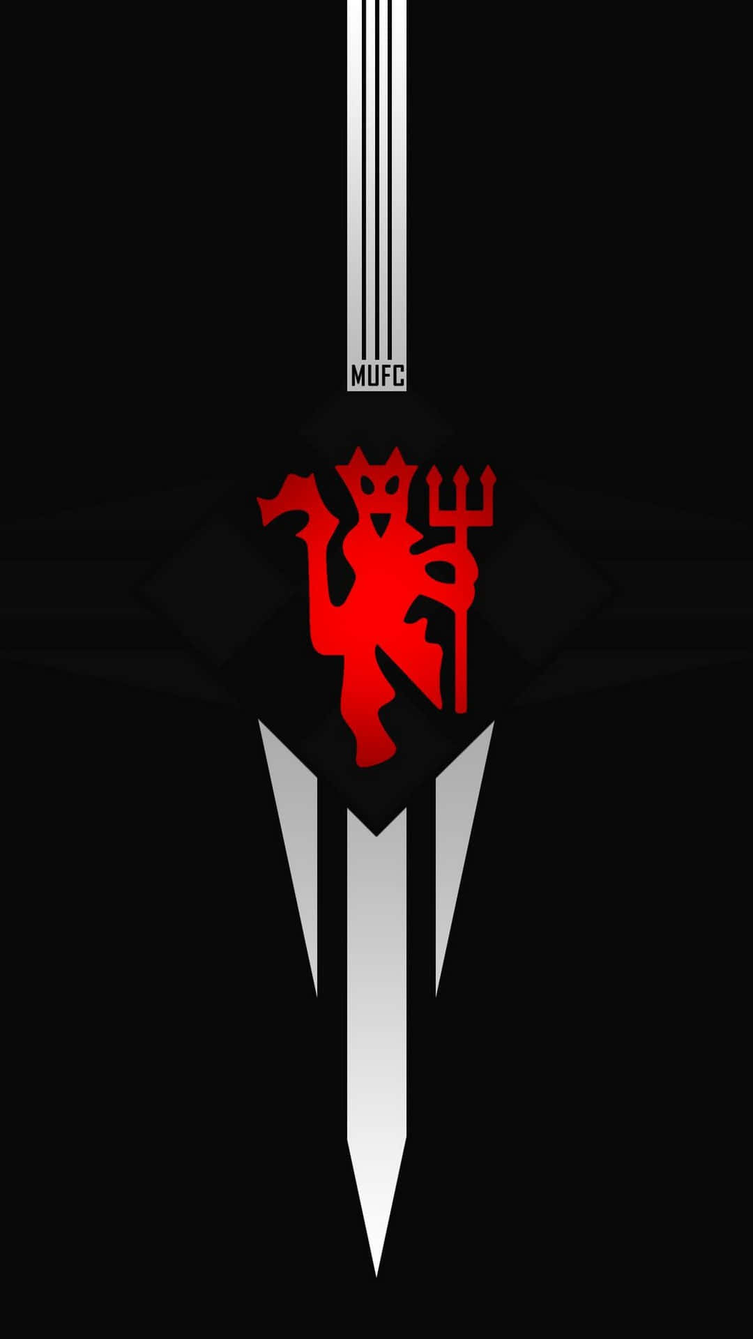 Download Manchester United iPhone Black And Red Wallpaper