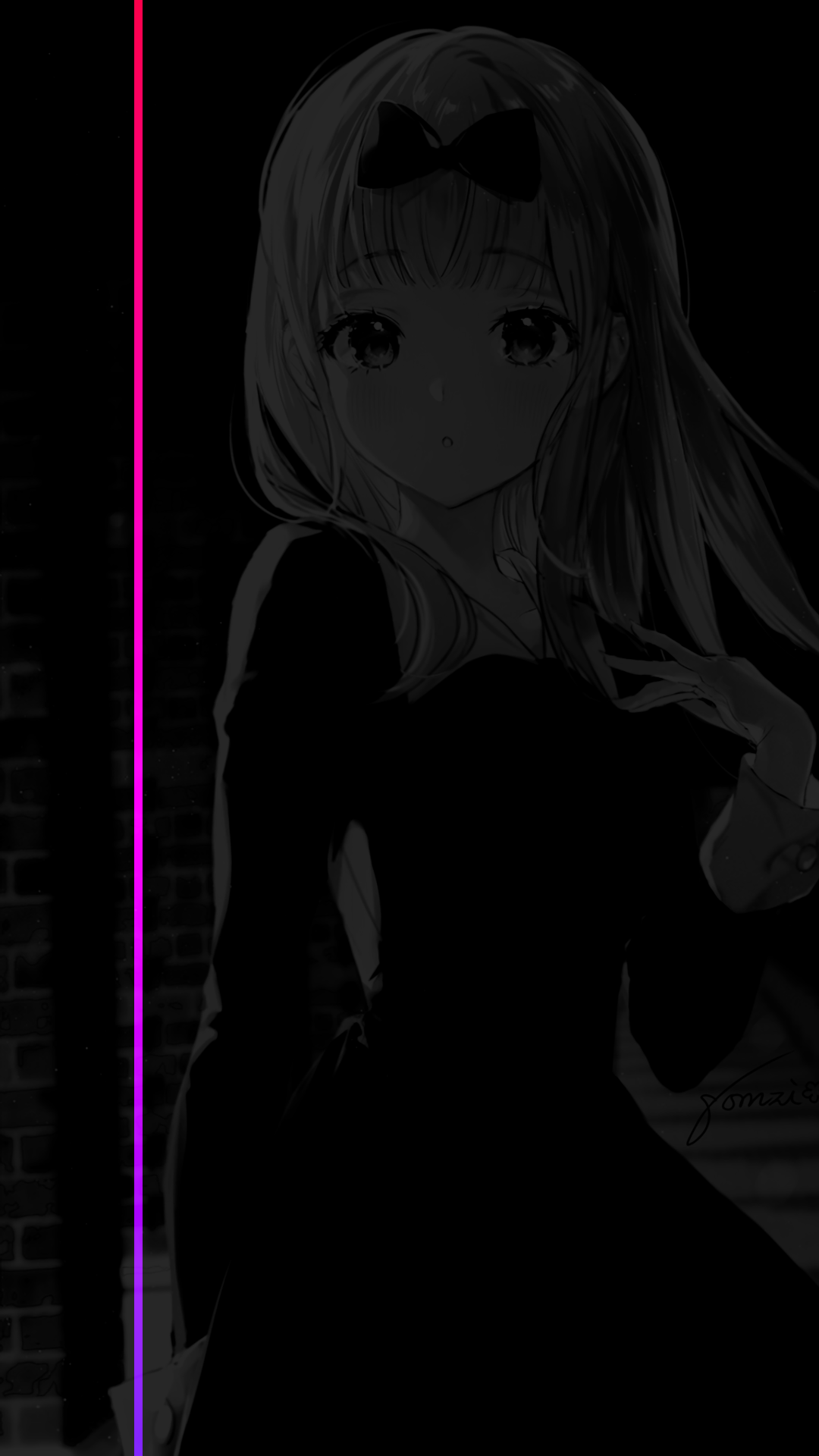 anime girls art background.  Aesthetic anime, Anime girl, Dark