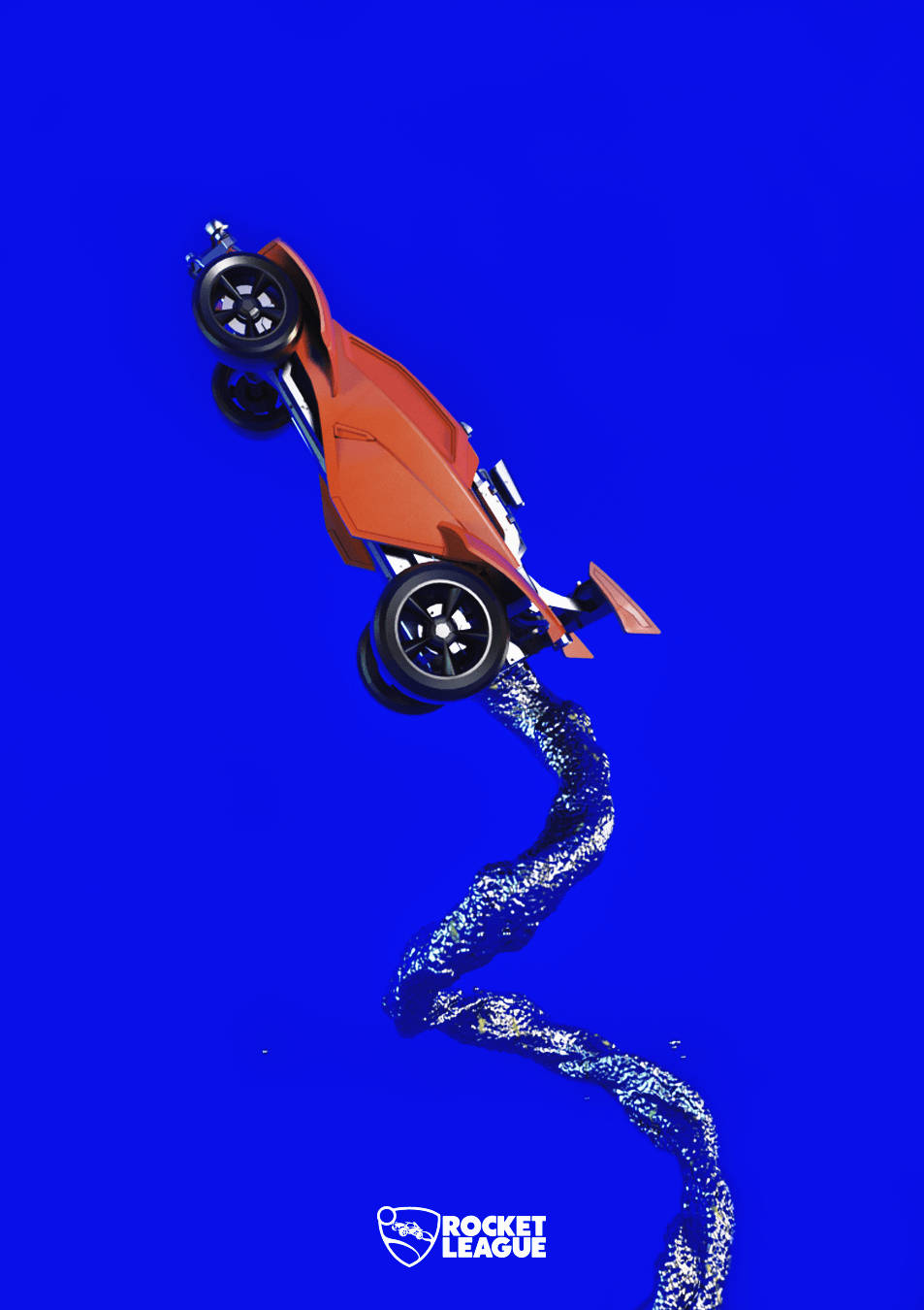 Download Orange Octane Rocket League iPhone Wallpaper