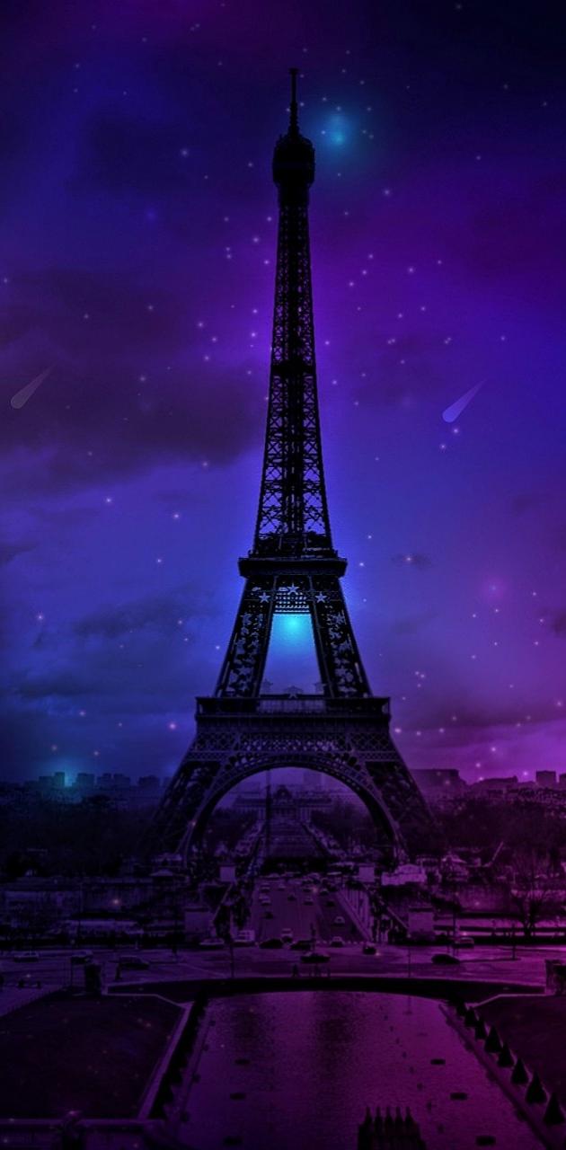 Midnight Paris wallpaper