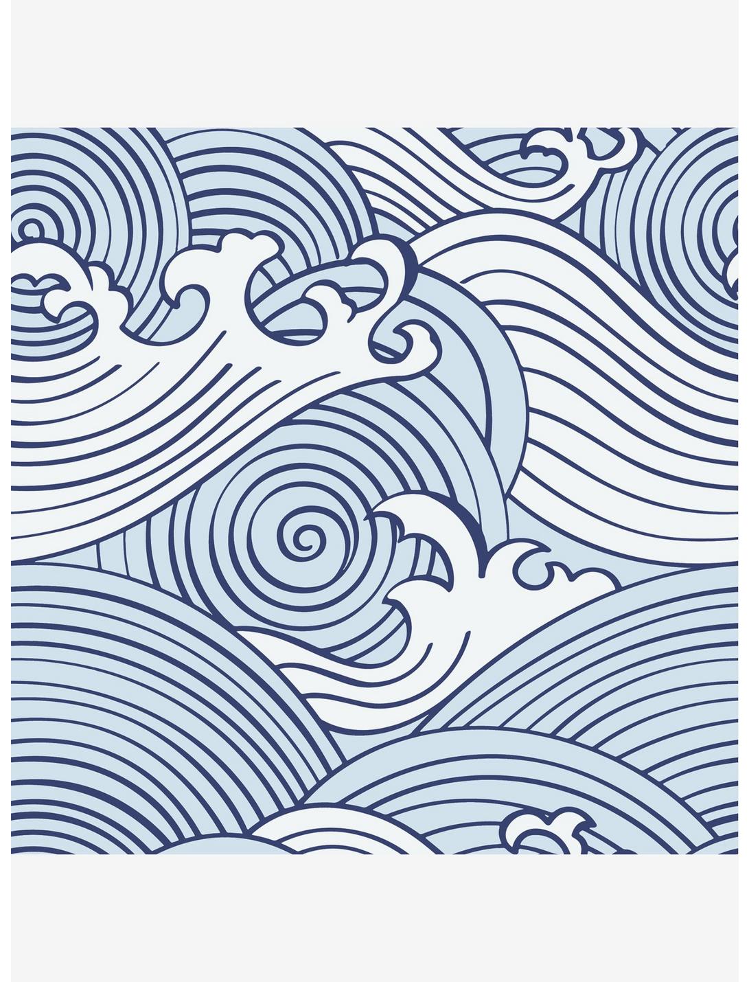 Vibrant Waves Peel & Stick Wallpaper