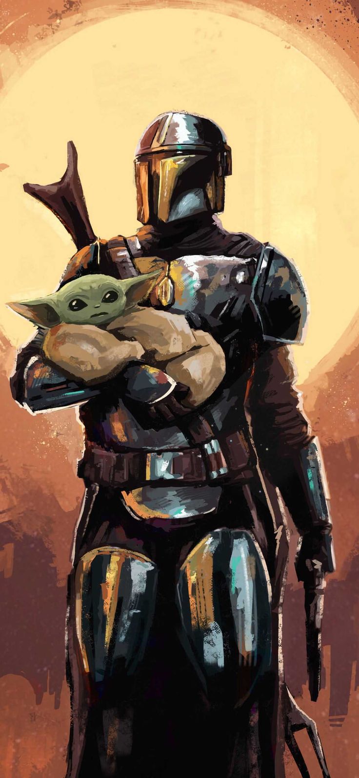 Mandalorian Background Discover more American, Disney, Jon Favreau, Television Series, The Mandalorian w. Star wars art drawings, Boba fett wallpaper, Mandalorian