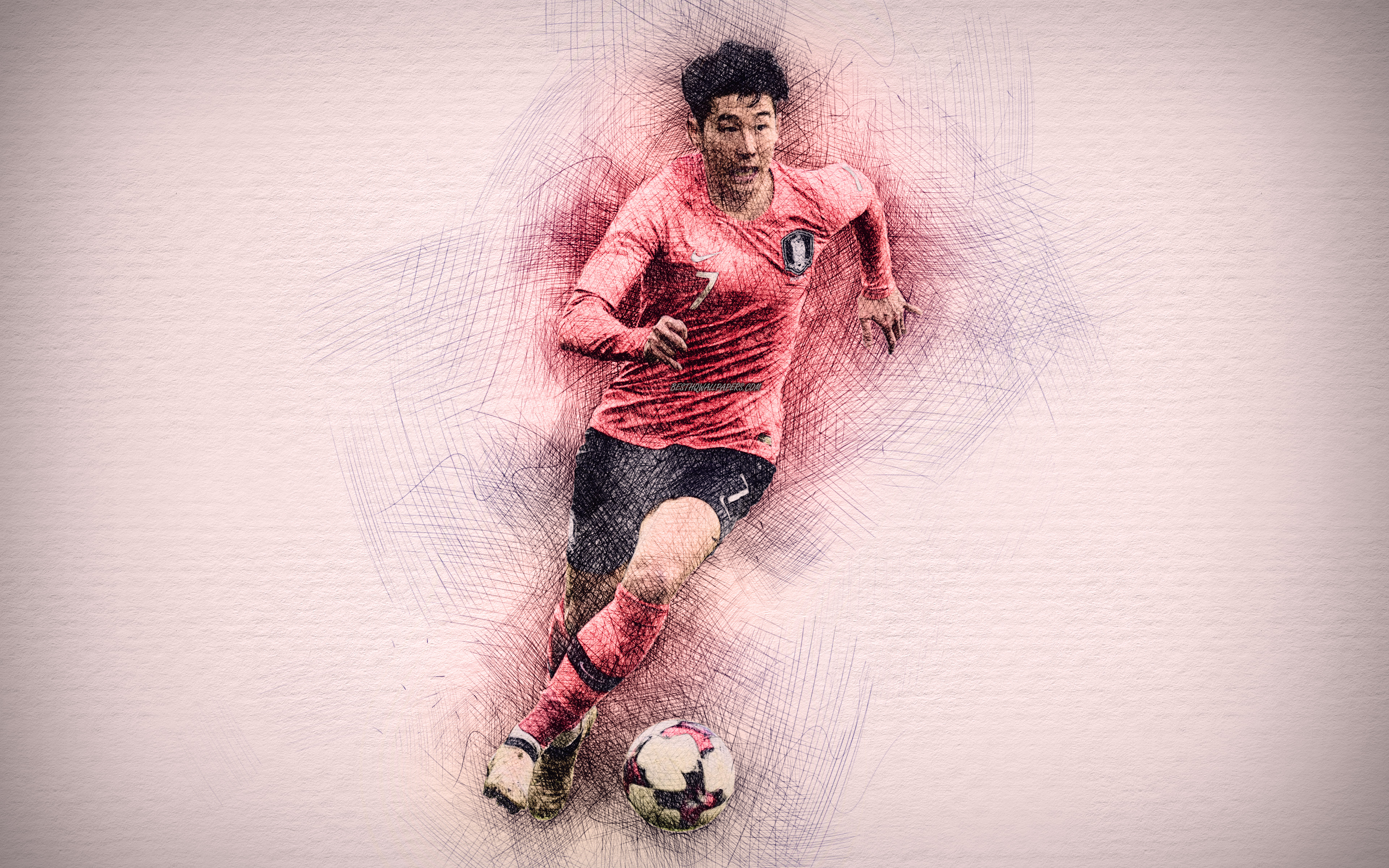 Son Heung Min 4k Ultra HD Wallpaper