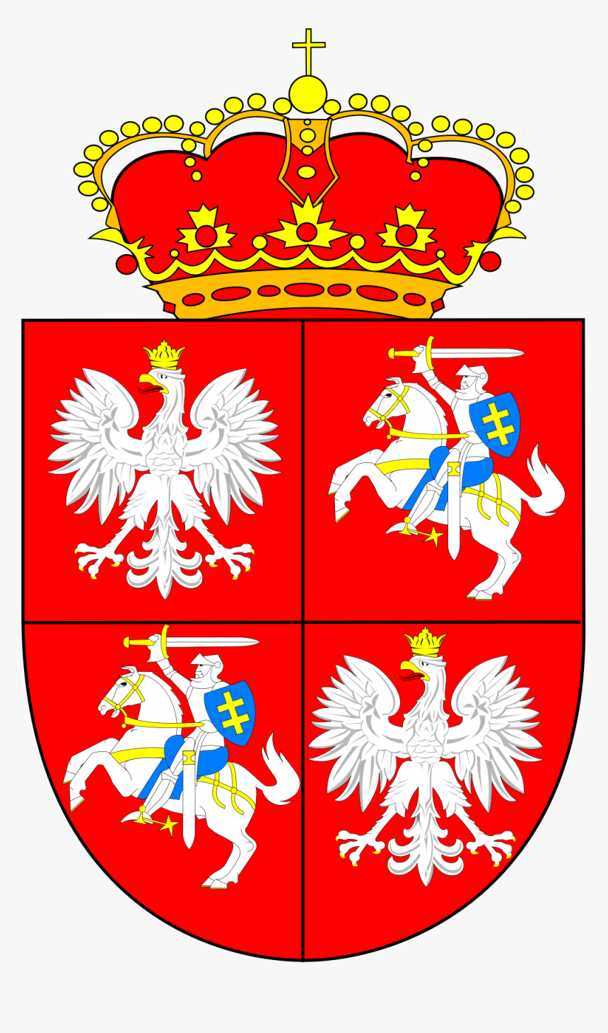 Modern Polish Lithuanian Commonwealth Flag, HD Png Download