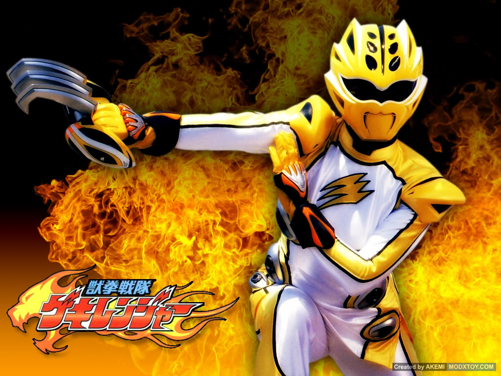 Yellow jungle master mode Power Ranger Wallpaper