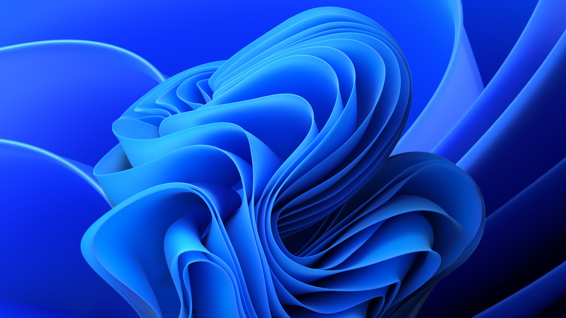 Windows 11 Wallpaper 4K, Blue background, Abstract