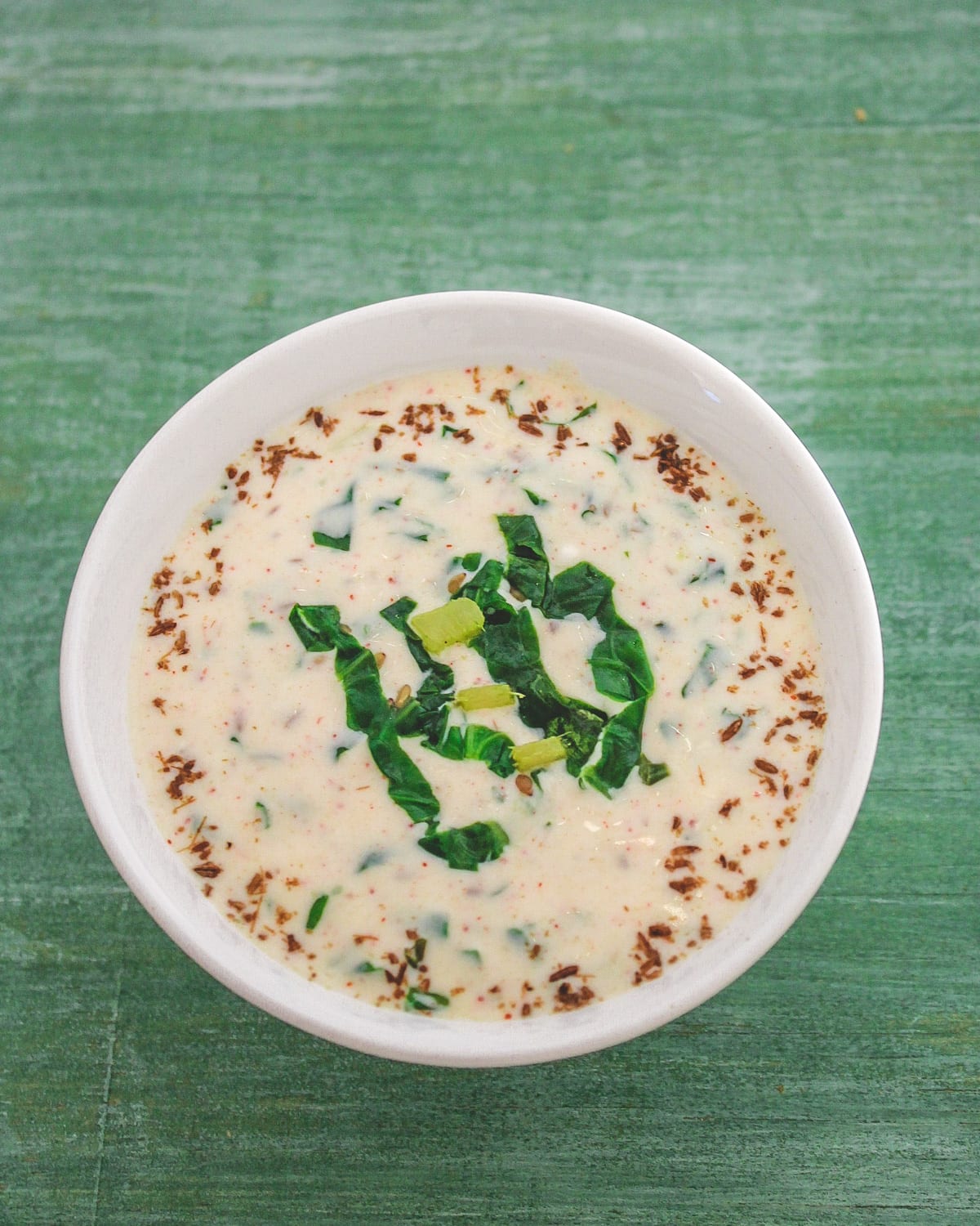 Spinach Raita (Palak Raita) Up The Curry