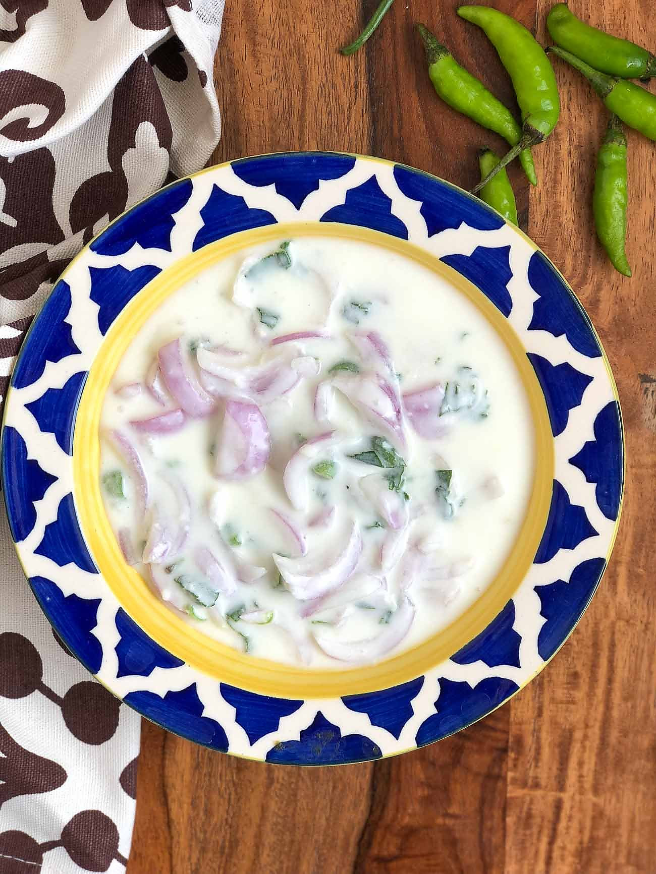 Onion Raita Recipe Ka Raita by Archana's Kitchen