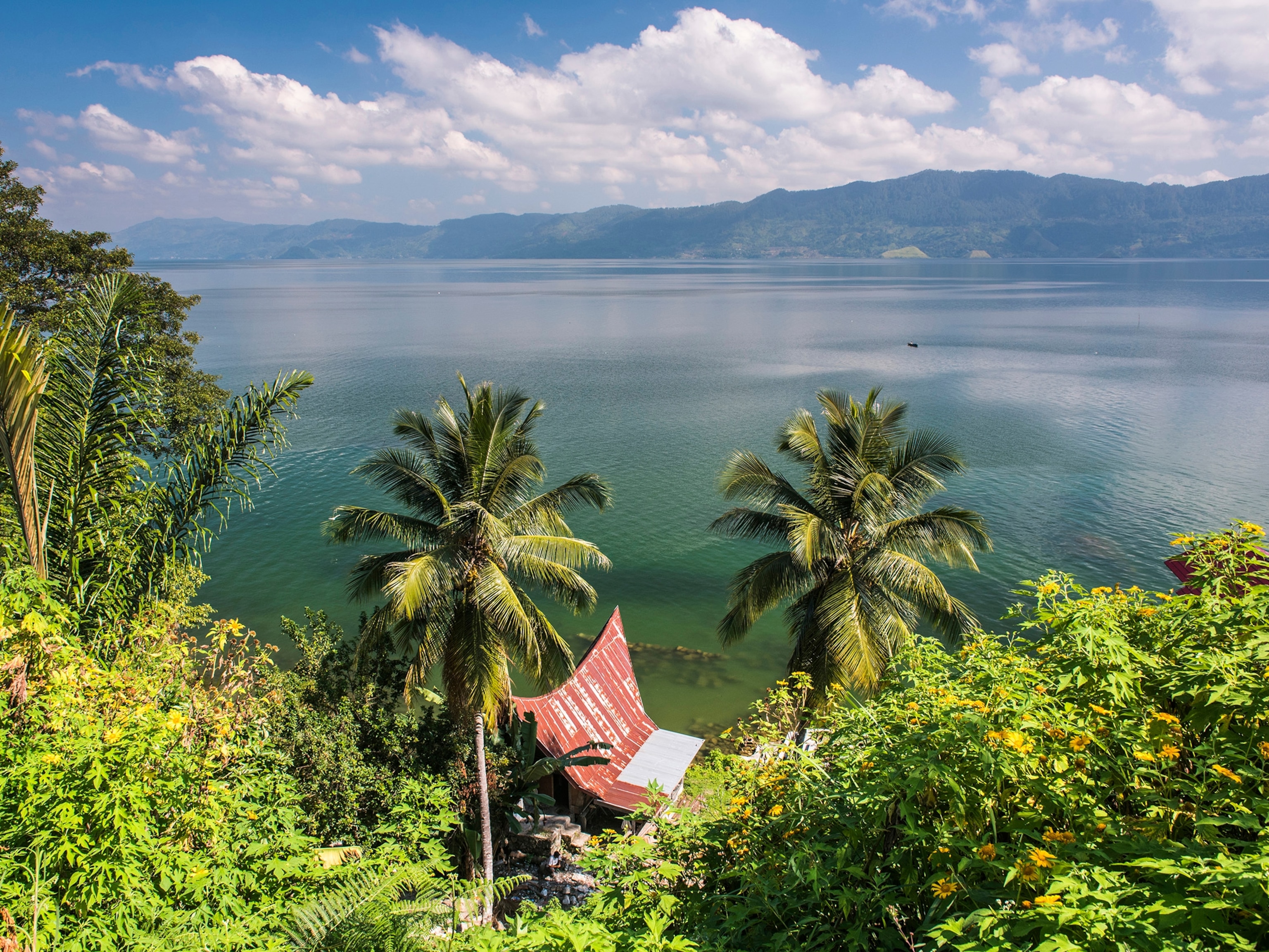 Lake Toba's striking beauty